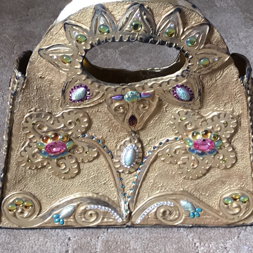 Unique Gold Jeweled One of a kind handbag